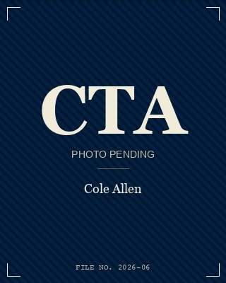Identification photograph of Cole Tomas Allen