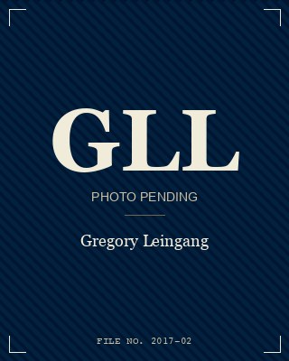 Identification photograph of Gregory Lee Leingang
